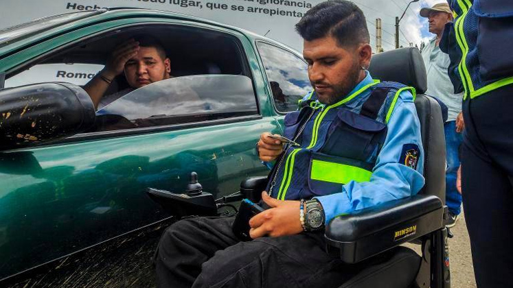 Ferney López, gestor vial