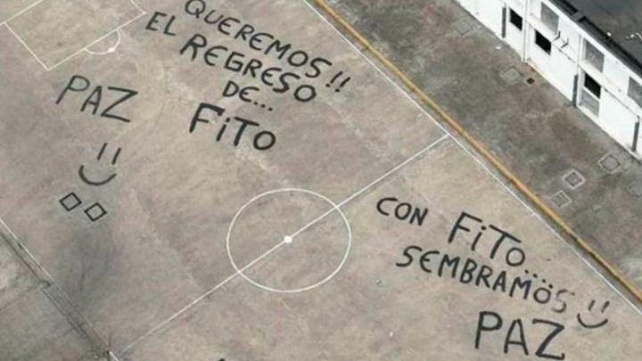 Mensajes hacia Fito. Foto Getty