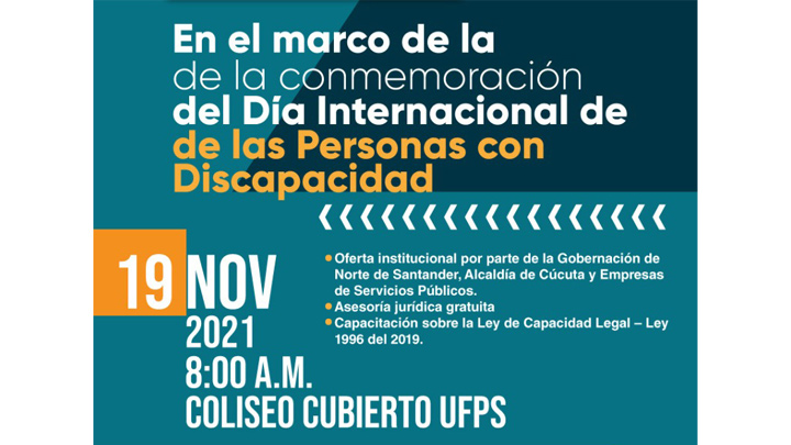 Jornada especial de atención y asesoría jurídica para personas con discapacidad en Cúcuta