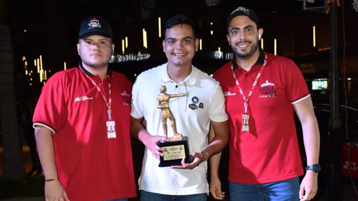 El cucuteño Jean Carlos Jaimes Parody se alzó con el galardón de Acordeón Aficionado./ Foto Cortesía.