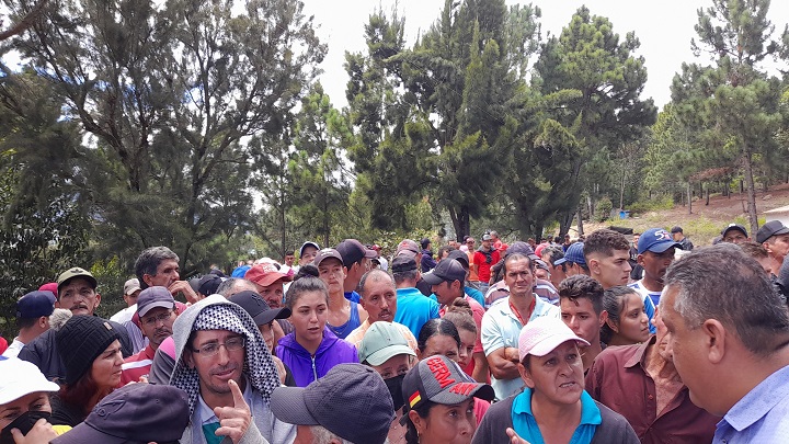 Mineros de Lobatera en Táchira 