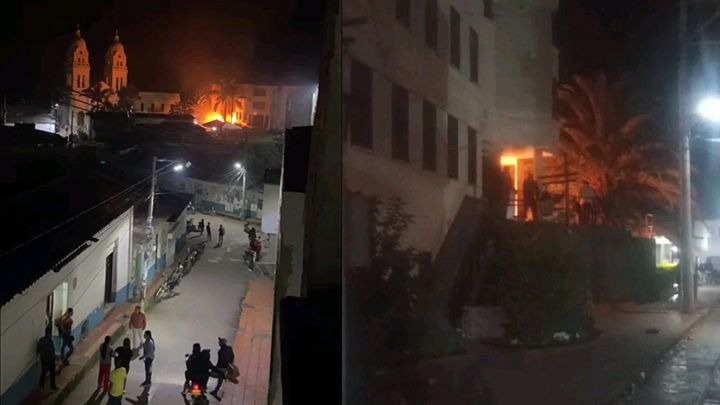 Incendio San Calixto