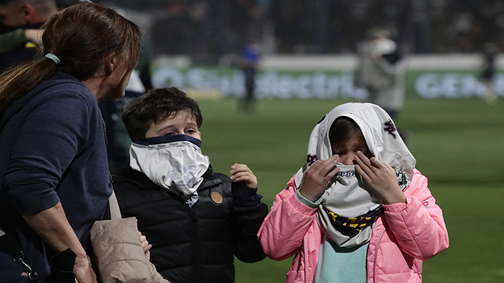 Incidente en el partido Gimnasia vs Boca