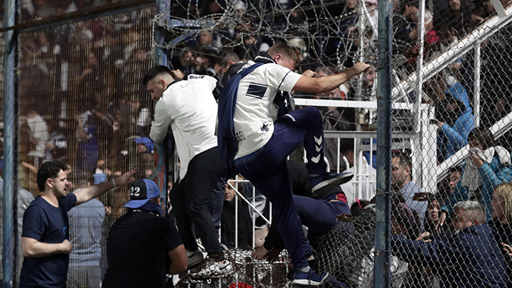 Incidentes en partido Gimnasia vs. Boca