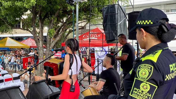 Isabela González, acordeonera cucuteña