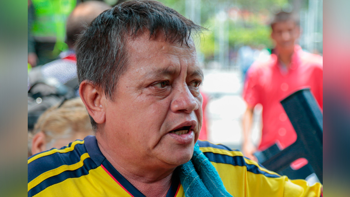 Jorge Morales Presidente del Sindicato de Vendedores Ambulantes de Norte de Santander (Sinvanor).