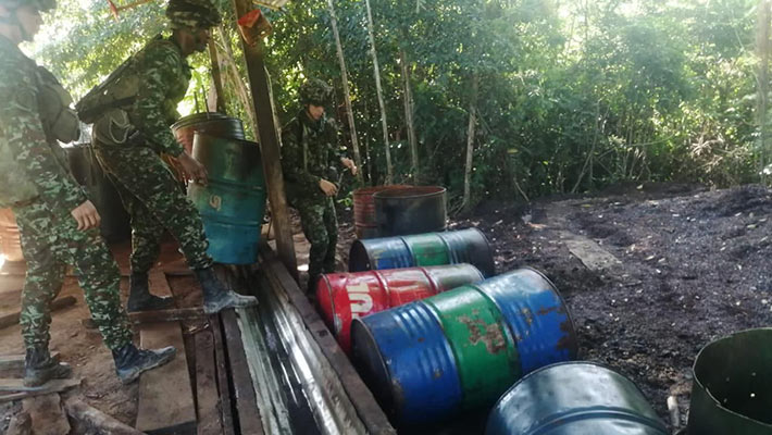 Laboratorio de droga