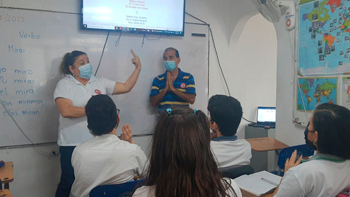 Las personas con esta discapacidad llegaban hasta quinto grado. 