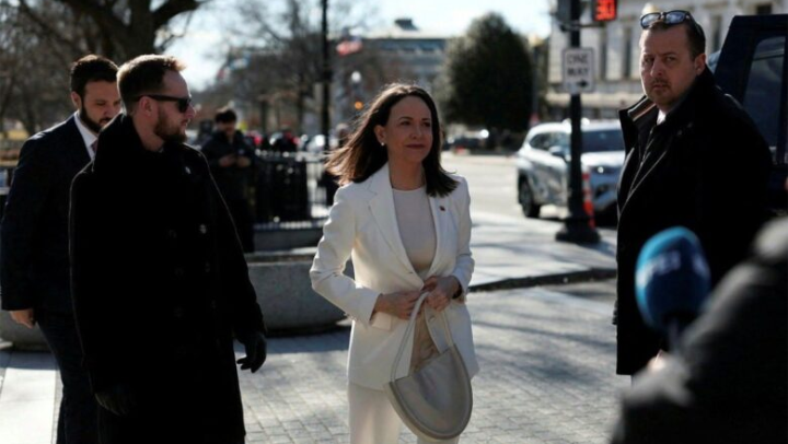 María Corina Machado, líder de la oposición de Venezuela.