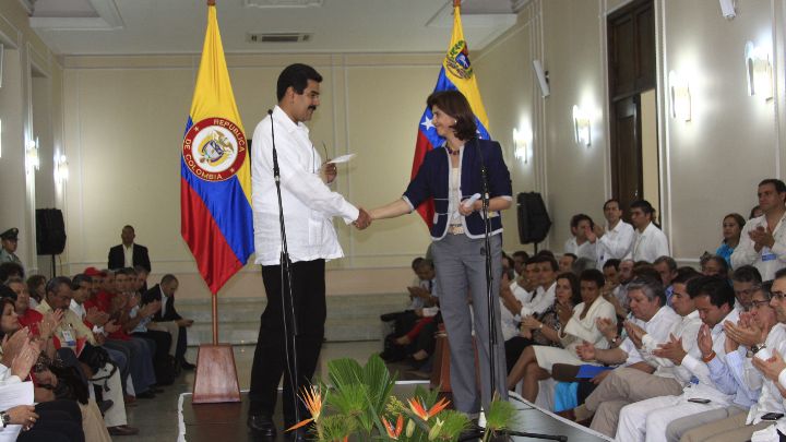 Encuentro de cancilleres de Colombia y Venezuela en Cúcuta.