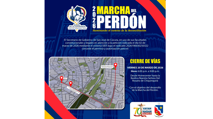Marcha del Perdón en Cúcuta