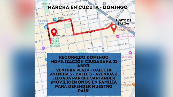 Marchas en Cúcuta