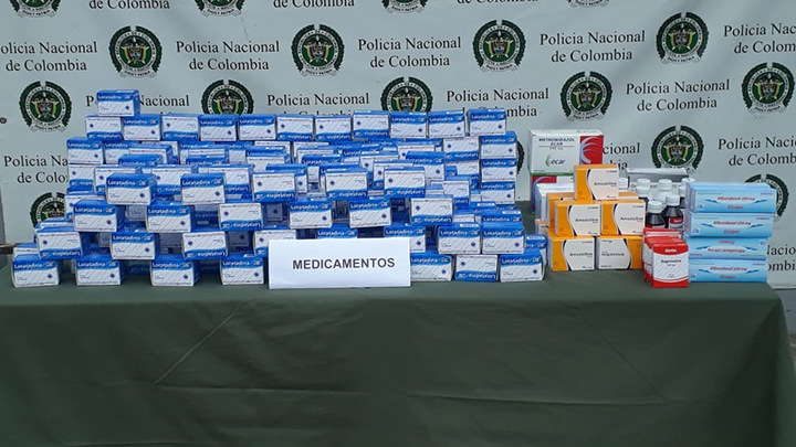 Medicamentos incautados
