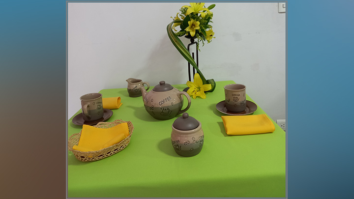 Mesa para desayuno