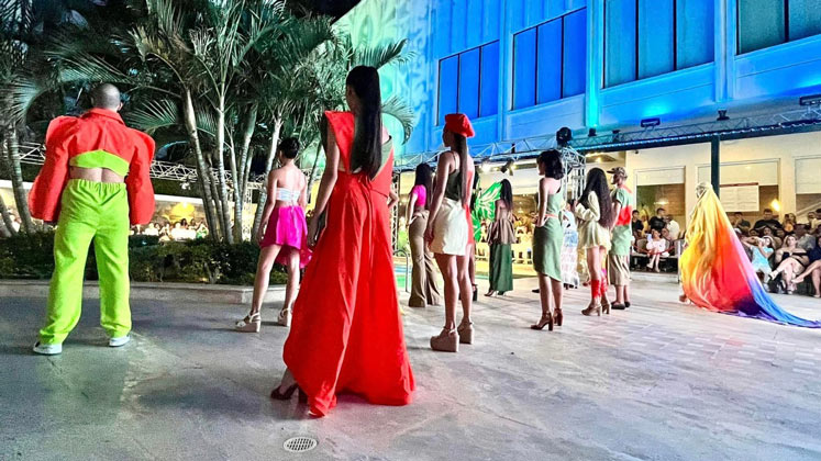 En Cúcuta Moda se exhibieron 20 prendas creadas por los aprendices. 
