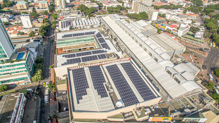 Energía Solar en el Ventura Plaza 