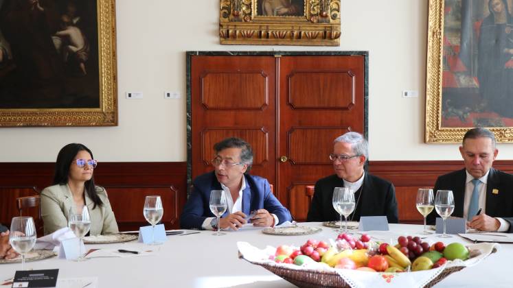 Encuentro presidente Petro y presidente del Senado