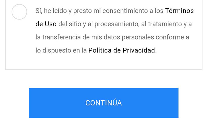 Política de términos y condiciones