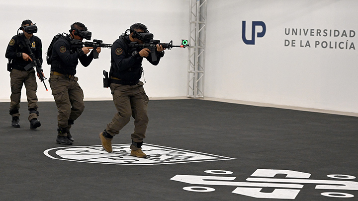 Realidad virtual Policía México