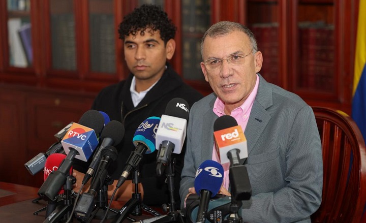 Roy Barreras y David Racero, presidentes del Senado y la Cámara./Foto Colprensa