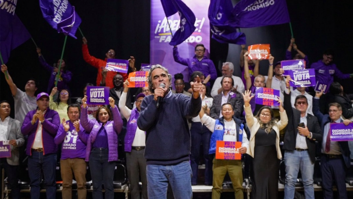 Sergio Fajardo, candidato presidencial de la centro derecha.