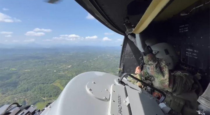 Sobrevuelo en Catatumbo.