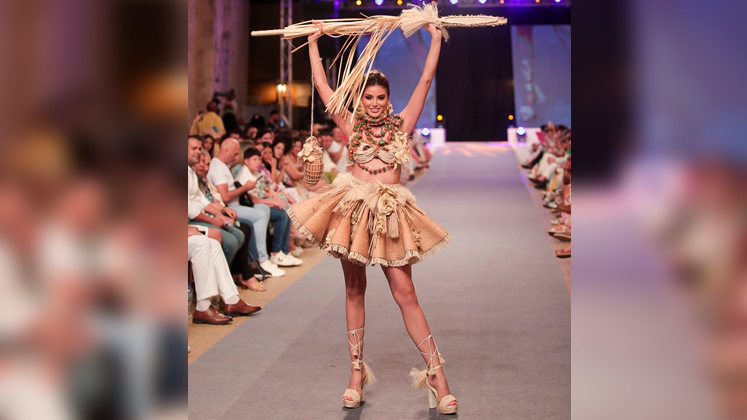 Liz Zamara Yanquen, Señorita Norte de Santander, encarnó a la legendaria princesa Zulima.