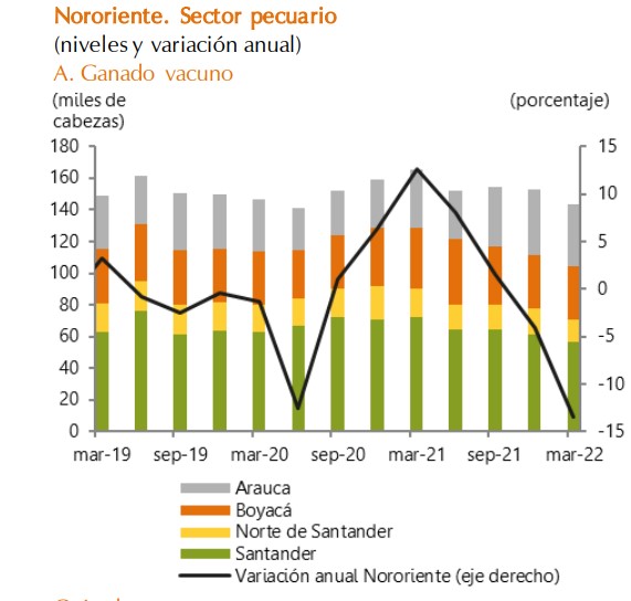 Gráfico sector pecuario