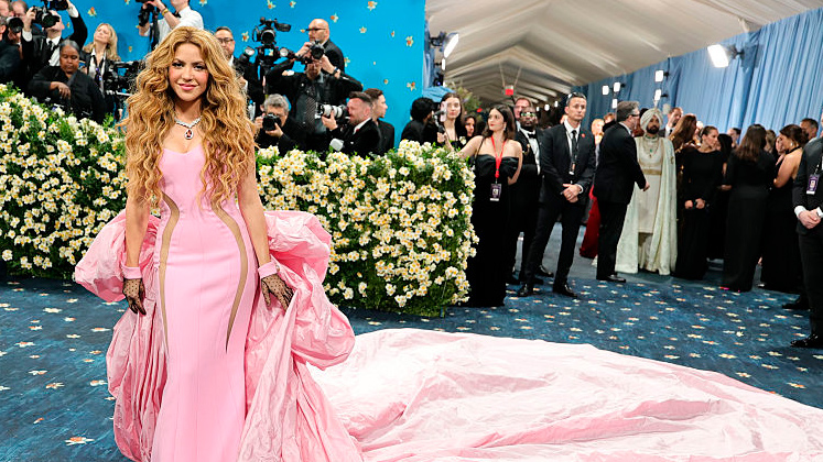 Shakira en la Met Gala 2025