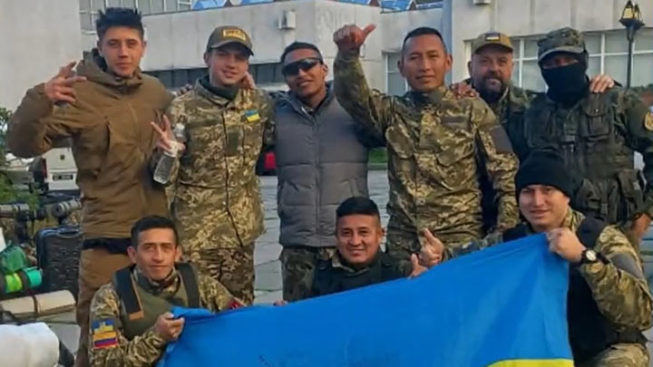 Soldado cucuteño en Ucrania