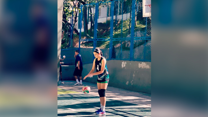 La deportista cucuteña se destaca en el voleibol formativo en el departamento.