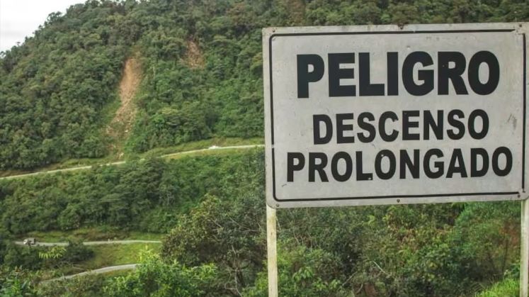 Carretera peligrosa. 