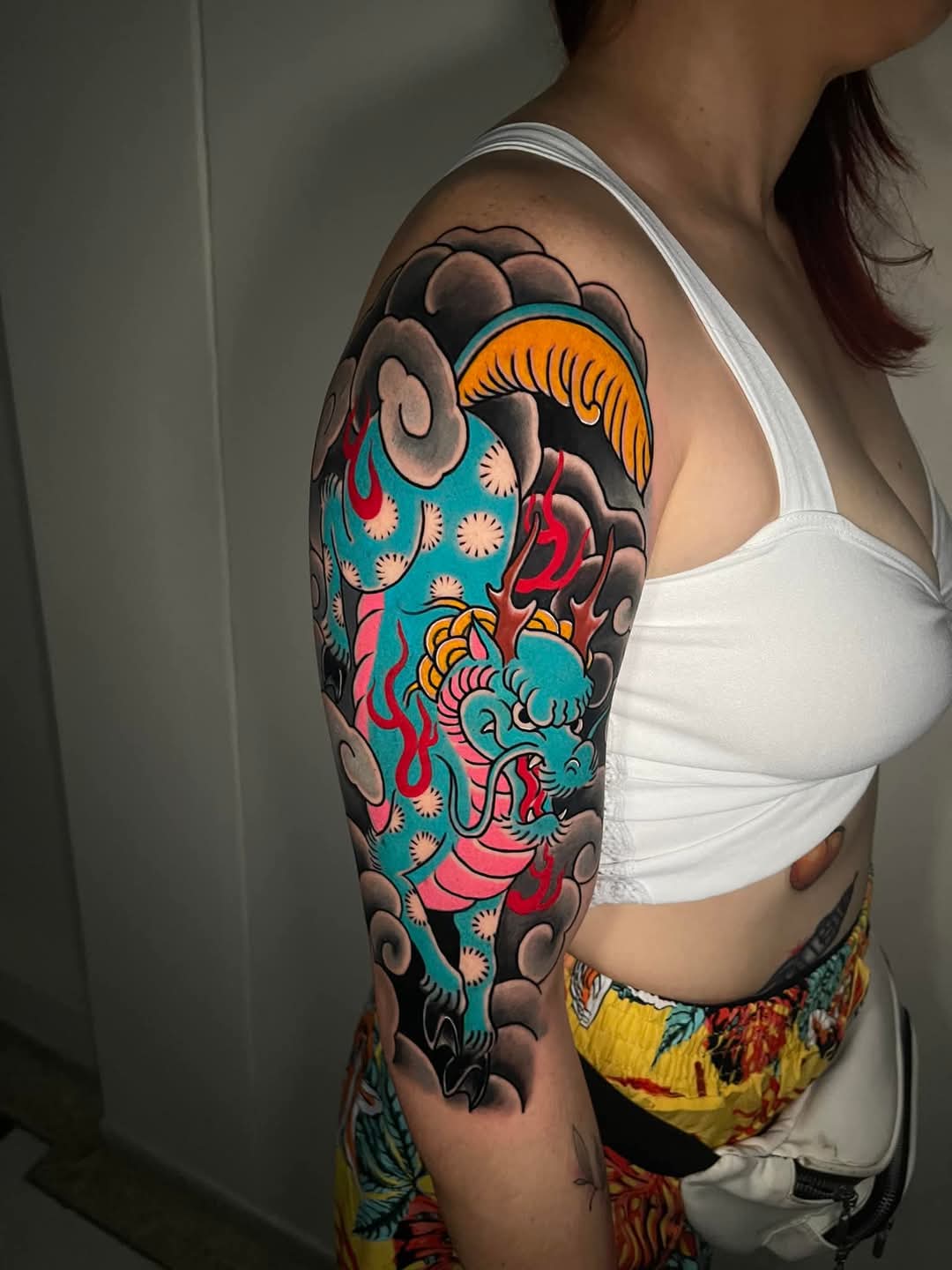 Tatuaje dragón japonés
