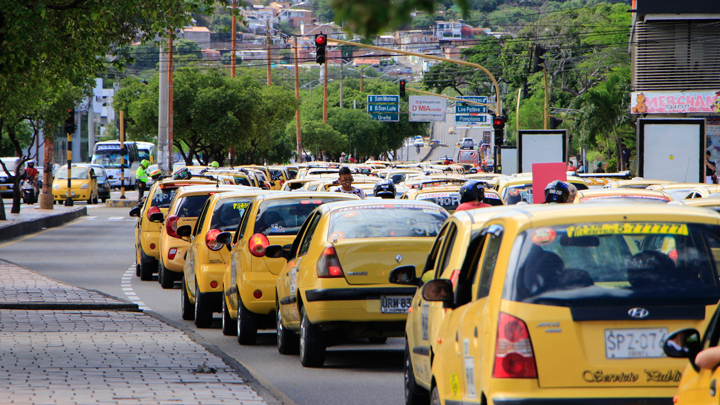 Taxistas de Cúcuta