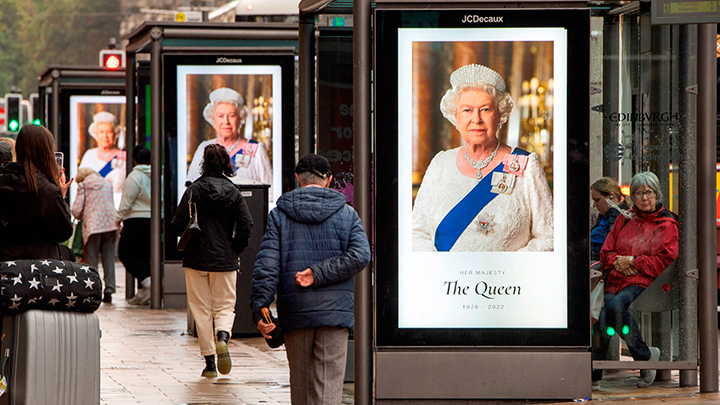 Luto por la reina Isabel ll