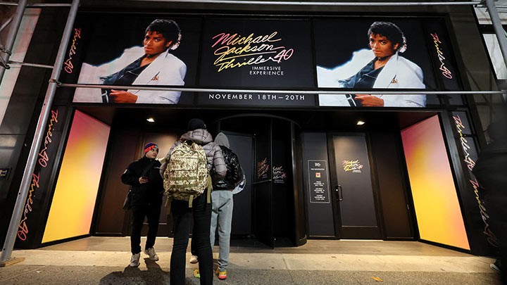 "Thriller", el revolucionario álbum de Michael Jackson, cumple 40 años./Foto: AFP