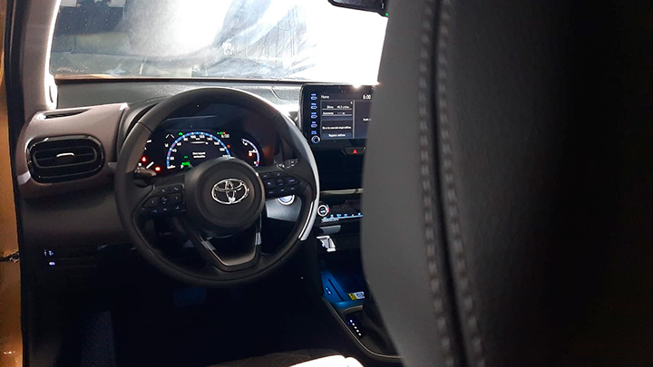 Interior del Toyota Yaris
