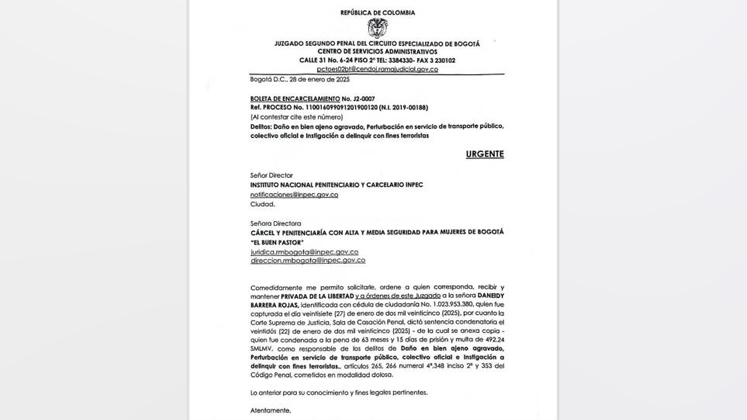 Traslado de EPA a la Cárcel