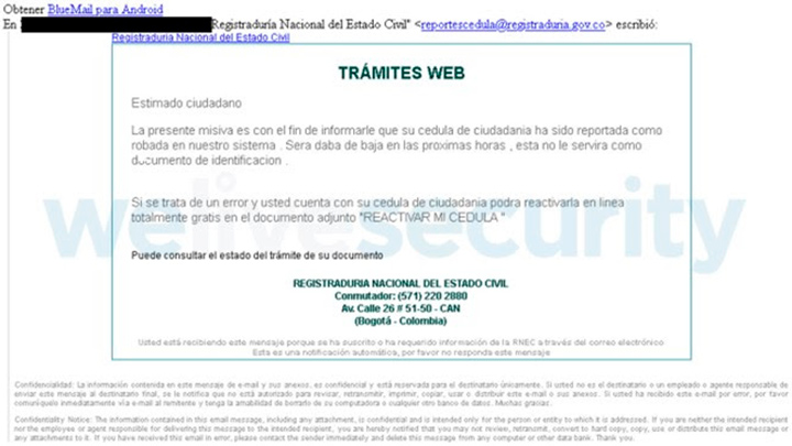 Virus de la Registraduría