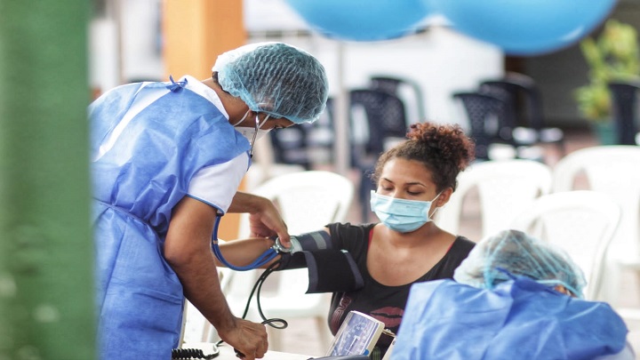 Con brigadas de salud la Alcaldía de Cúcuta viene atendiendo a la población de mujeres migrantes./Foto: cortesía