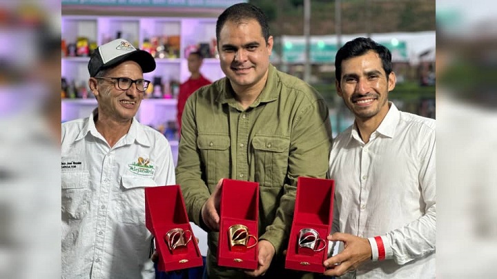 Ganadores del encuentro de caficultores de Venezuela 