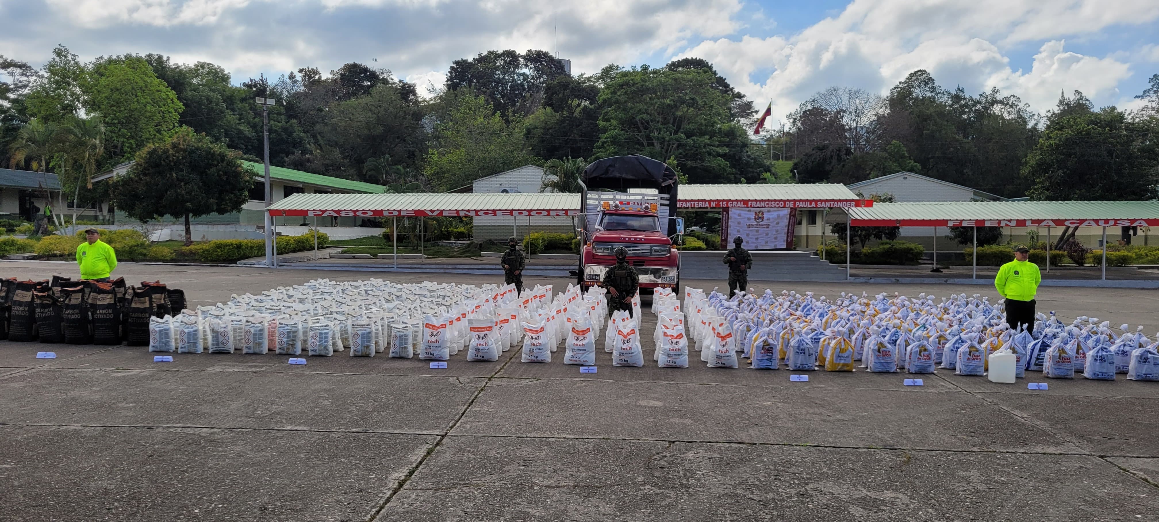 Captura camión en Ocaña