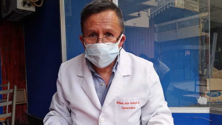 William Velasco, presidente de la Federación Farmacéutica Venezolana. /  Foto: Anggy Polanco /La Opinión