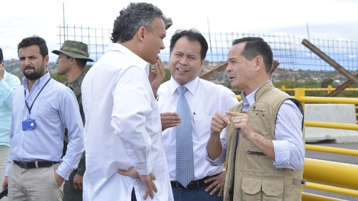 William Villamizar Laguado en la frontera. Foto La Opinión