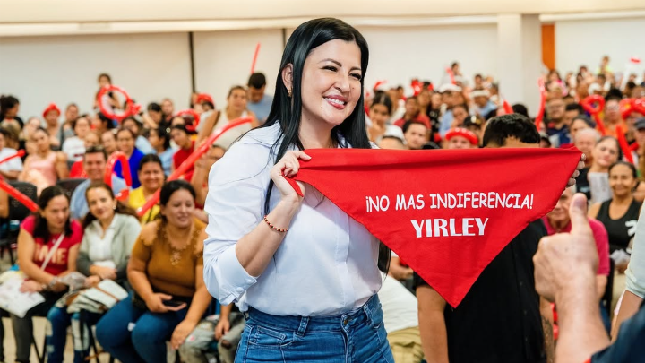 Yirley Vargas, candidata al Senado por el partido Liberal. 