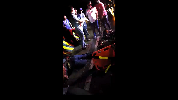 Accidente de tránsito.