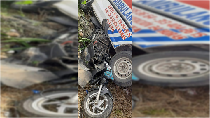 Accidente de tránsito.