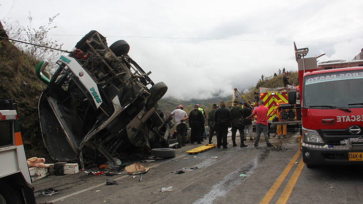 20 muertos en accidente en Nariño./Foto: archivo