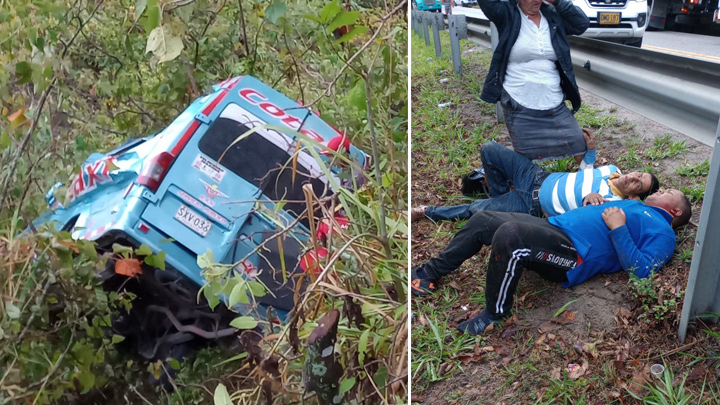 Accidente en Pamplonita.