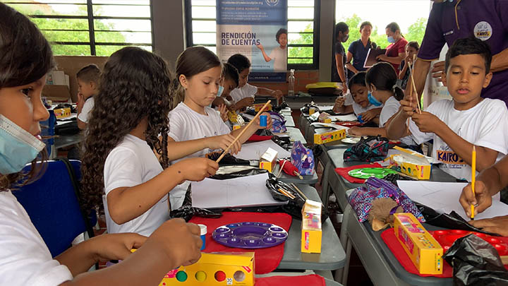 Actividades artísticas./Cortesía Lucas Molet. 